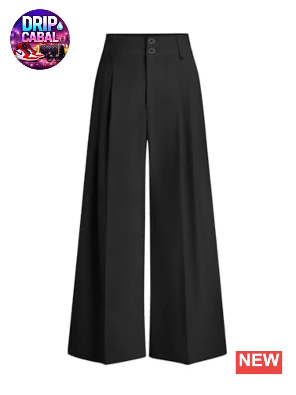 High Waisted Wide Leg Dress Pants Business Casual Trousers with Pockets